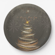 Arbre de Noël au éclat doré élégant
