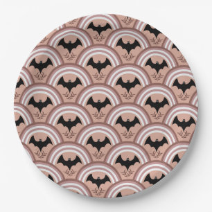 Assiettes En Carton Arc arc-en-ciel d'Halloween