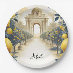 Assiettes En Carton Arch Food Fun Fruit Lime Citron Fête des mariées