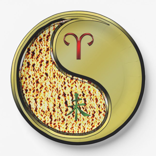 Assiettes En Carton Aries & Metal Goat (Devant)