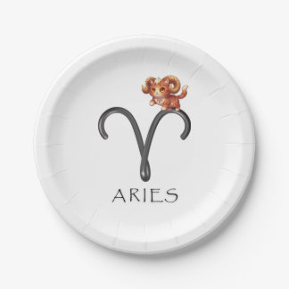 Assiettes En Carton Aries Party Plate