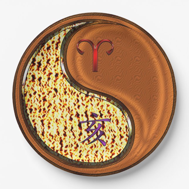 Assiettes En Carton Aries & Wood Boar  (Devant)