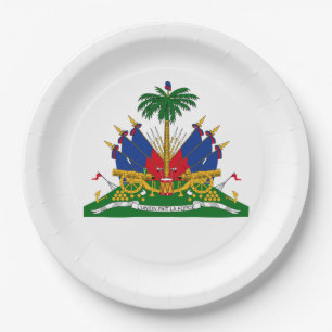 Assiettes En Carton Armoiries haïtiennes (Haïti)