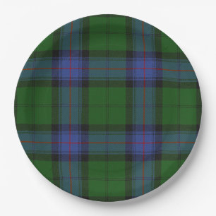 Assiettes En Carton Armstrong Clan Tartan Scottish Plaid Motif