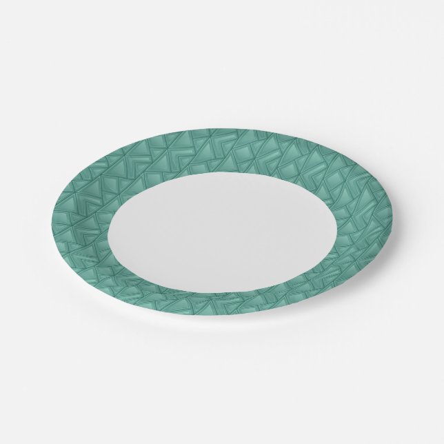 Assiettes En Carton Arrière - plan de mosaïque (Angle)