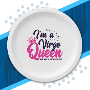 Assiettes En Carton Astrologie Zodiac août et septembre Anniversaire V
