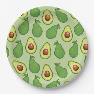 Assiettes En Carton Avocado