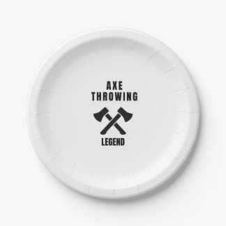 Assiettes En Carton Ax lancer la légende