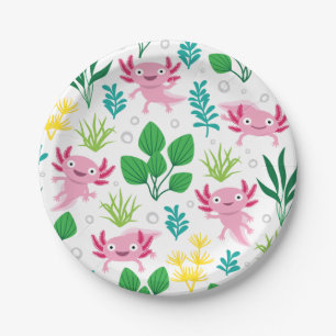 Assiettes En Carton Axolotl