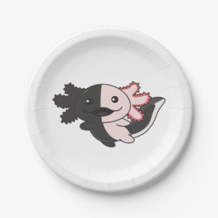 Assiettes En Carton Axolotl Différents Types D'Axolotls Mignons Animau