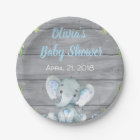 Baby shower bleu éléphant serviettes