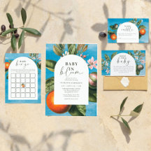 Baby Shower Chic Fleur d'Orange