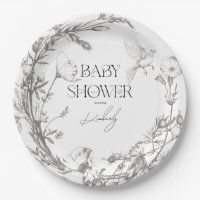 Baby shower d'animaux de la forêt antique