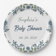 Baby shower d'aquarelle de printemps