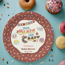 Baby shower de dessin et arrosage pour bébé mignon