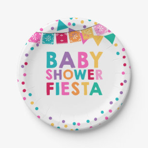 Assiettes En Carton Baby shower de Mexicain de plaque à papier de bab
