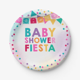 Assiettes En Carton Baby shower de Mexicain de plaque à papier de bab