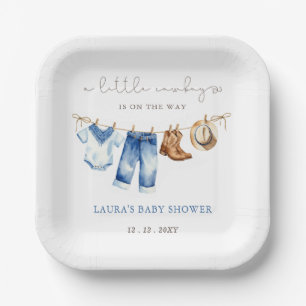 Assiettes En Carton Baby shower de petit garçon