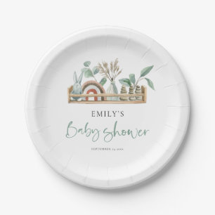 Assiettes En Carton Baby shower de rangement des jouets Boho Shelf Bud