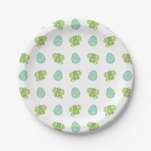 Assiettes En Carton Baby shower Dragon