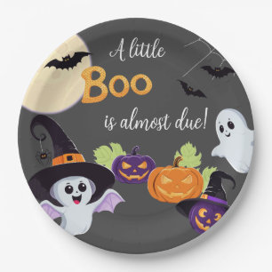 Assiettes En Carton Baby shower en plaque de papier pour l'Halloween d
