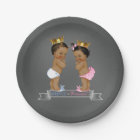 Baby shower Ethnic Prince Princess Chalkboard