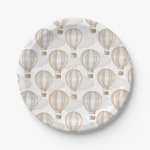 Baby Shower Hot Air Balloons Gender Neutral