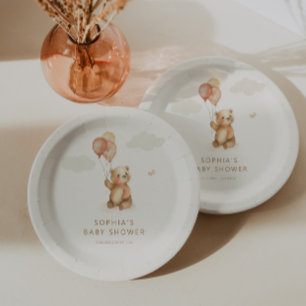Assiettes En Carton Baby shower neutre d'attente rapide