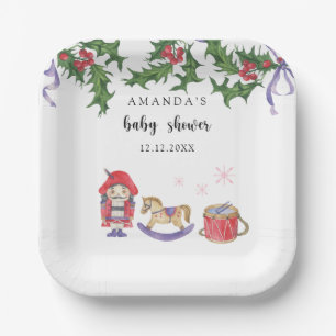 Assiettes En Carton Baby shower Nutcracker