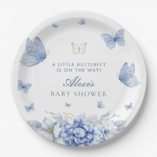 Assiettes En Carton Baby shower petit papillon