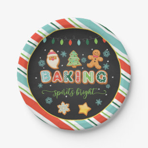 Assiettes En Carton Baking Spirits Plaque Lumineuse - Noir