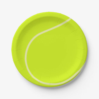 Assiettes En Carton Balle de tennis