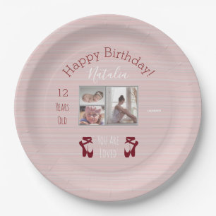 Assiettes En Carton Ballet Thème Anniversaire Plaque avec photos - Mau