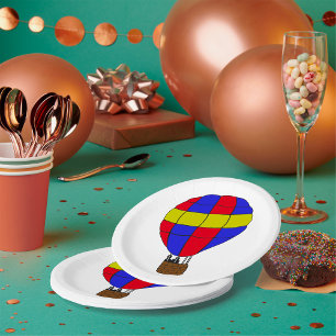 Assiettes En Carton Ballon à air chaud