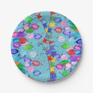 Assiettes En Carton Ballons de fête et bannières