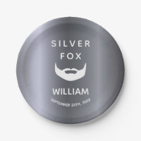 Barbe d'anniversaire de renard argent hommes gars