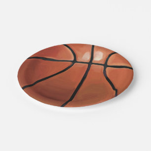 Assiettes En Carton Basket-ball
