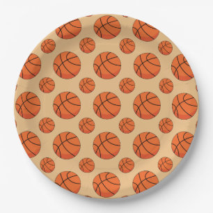 Assiettes En Carton Basket-ball
