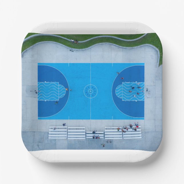 Assiettes En Carton Basket-ball 109 (Recto)