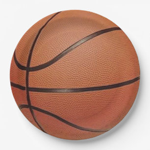 Assiettes En Carton Basket-ball Design Papier Plaque