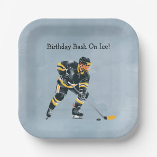 Assiettes En Carton Bassin Anniversaire Sur Glace