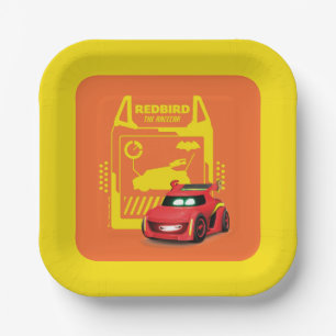 Assiettes En Carton Batwheel™ Redbird - Le Racecar