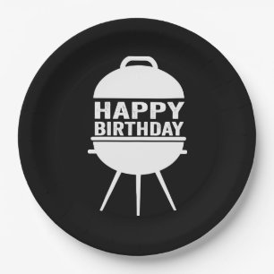 Assiettes En Carton BBQ Chillin et plats de Grillin