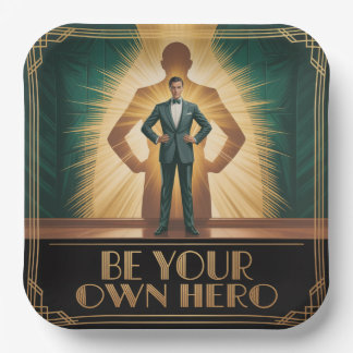 Assiettes En Carton Be Your Own Hero