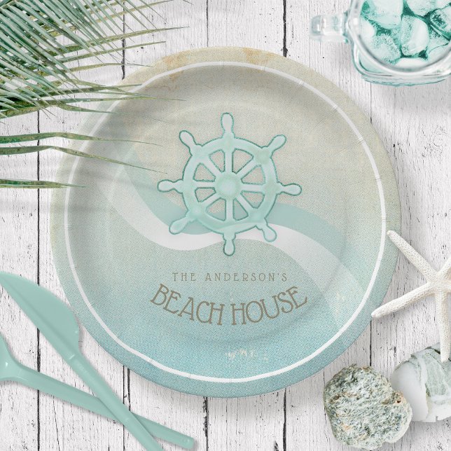 Assiettes En Carton Beach House (Créateur téléchargé)