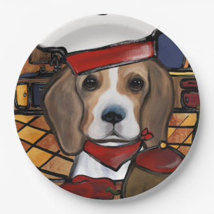 ASSIETTES EN CARTON BEAGLE CHEF