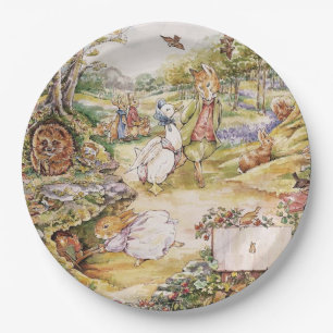 Assiettes En Carton Beatrix Potter Cute Peter et ses amis