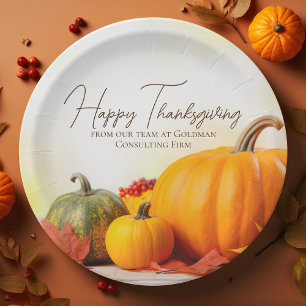 Assiettes En Carton Beau Bon thanksgiving Personnalisable Partie