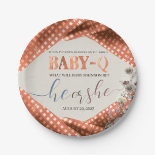 Assiettes En Carton Bébé q Révélation de genre