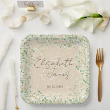 Bébé's Breath Floral Rustic Boho Farmhouse Mariage